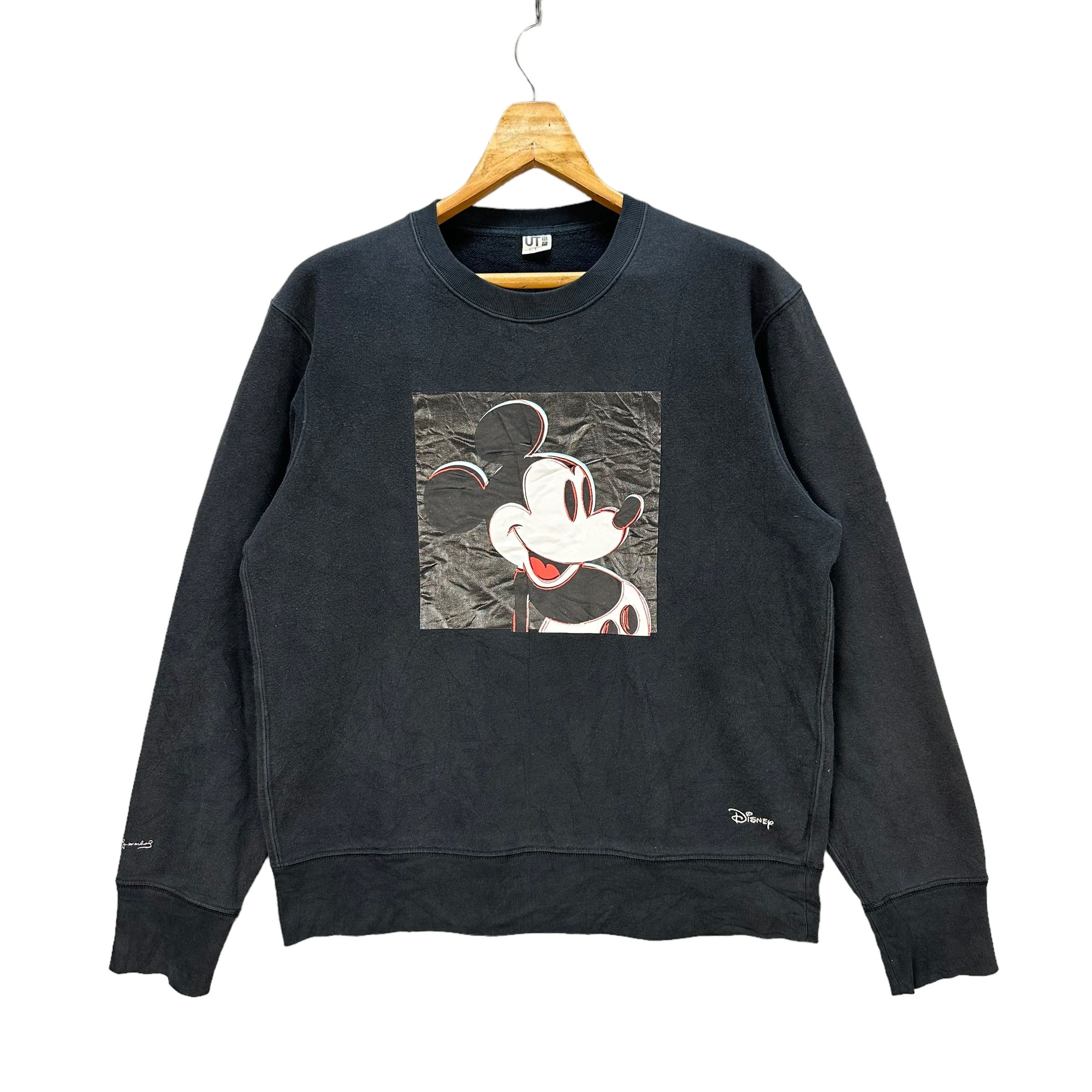 Andy Warhol Andy Warhol Mickey Mouse Graphic Print Sweatshirt #A1-0005 Size US L / EU 52-54 / 3 - 1 Thumbnail