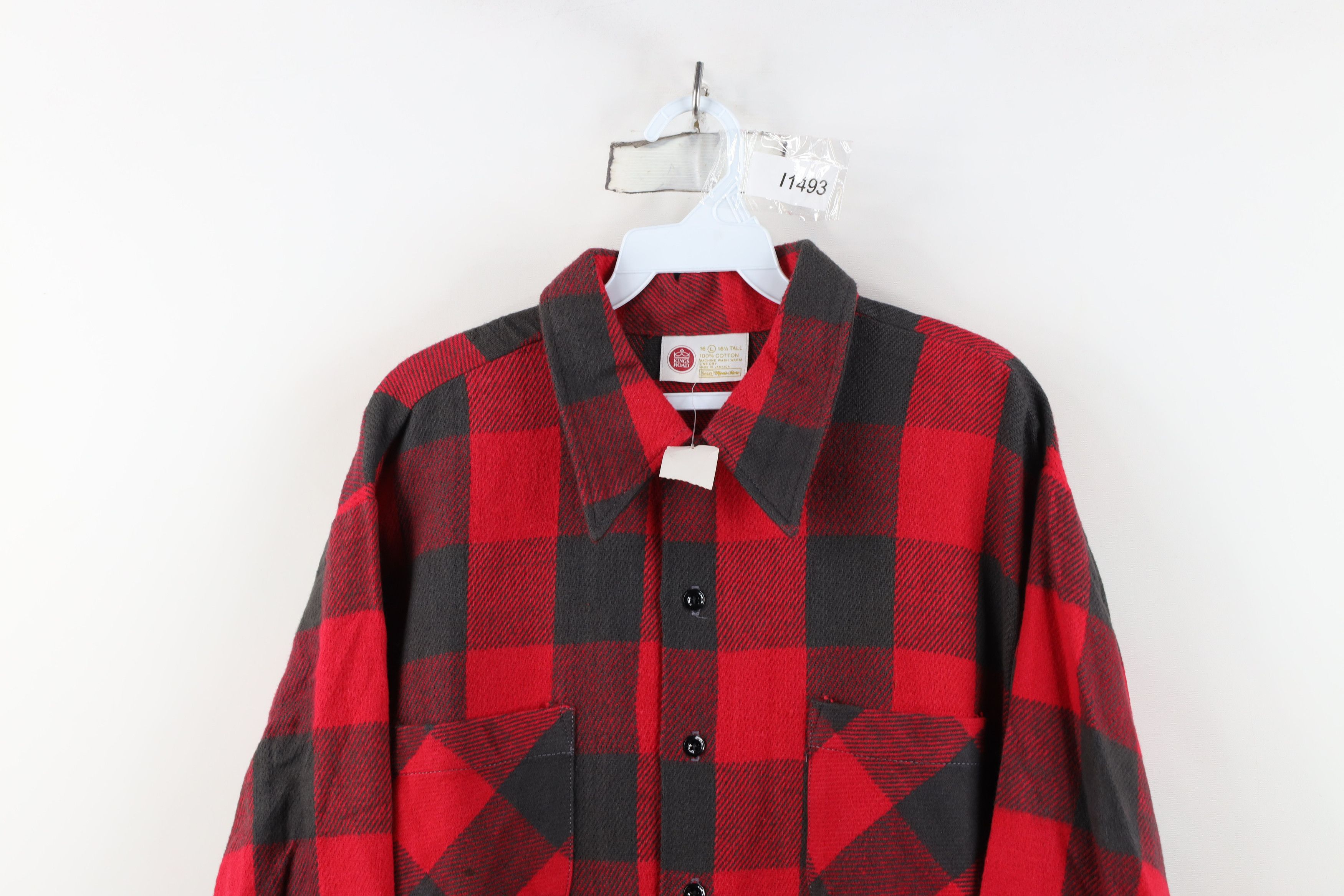 Vintage Deadstock Vintage 70s Streetwear Heavyweight Button Shirt Size US L / EU 52-54 / 3 - 2 Thumbnail