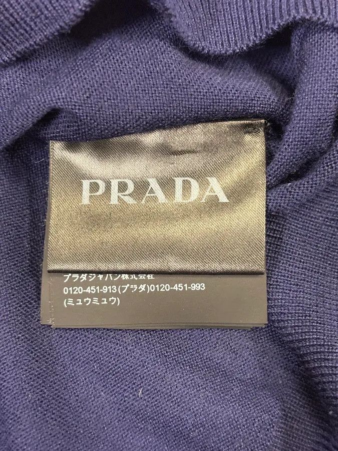 Prada FW2018 Prada Navy Argyle Wool Sweater Size US S / EU 44-46 / 1 - 9 Thumbnail
