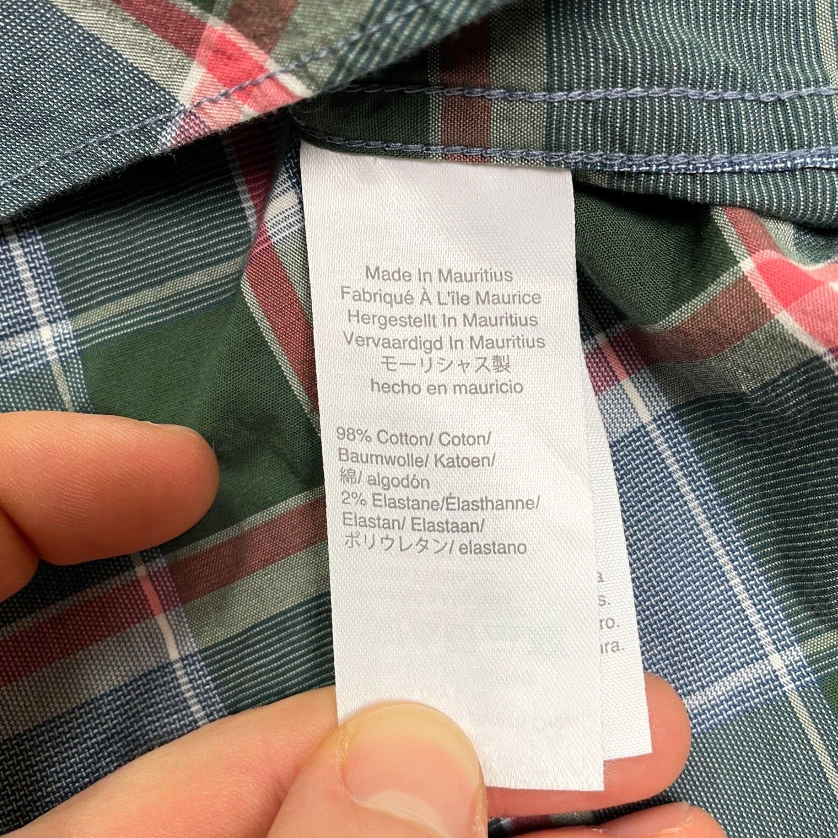 J.Crew J.CREW Mercantile Slim Fit Flannel Shirt Mens Medium Multicolor Plaid Long Sleeve Button-Down Mens Size US M / EU 48-50 / 2 - 5 Thumbnail
