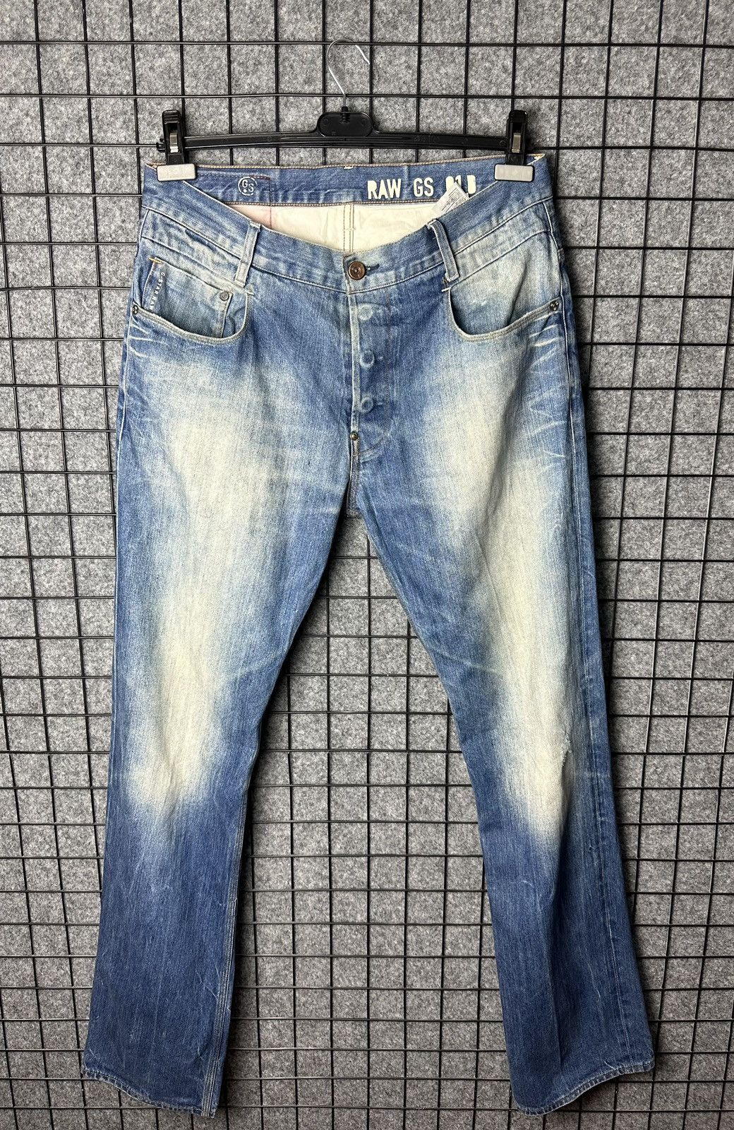 G-Star G Star Raw New Radar Tapered Distressed Jeans Size 34 Size US 34 / EU 50 - 6 Thumbnail