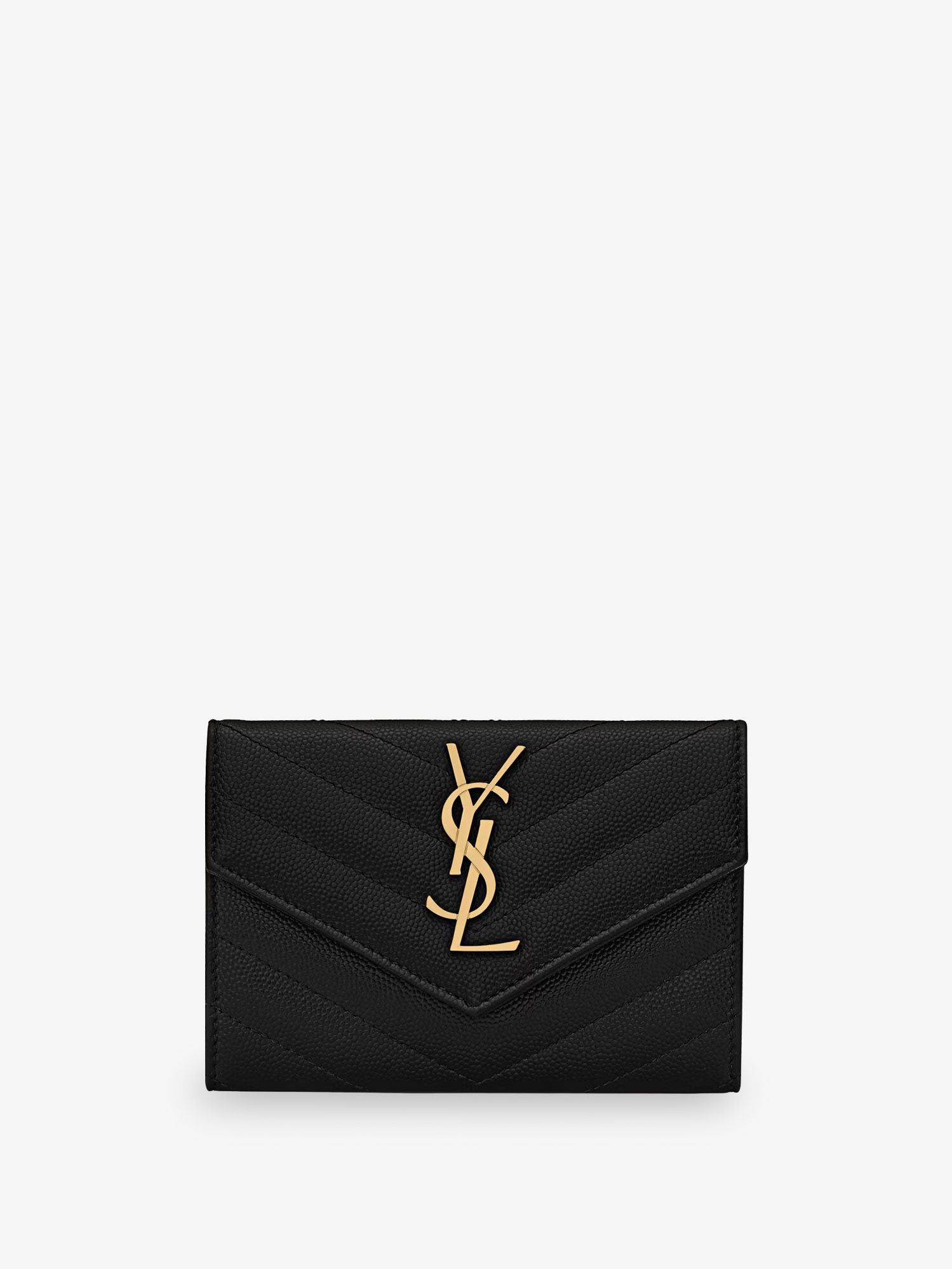 Saint Laurent Paris Cassandre Metalasse Leather Wallet Size ONE SIZE - 1 Thumbnail