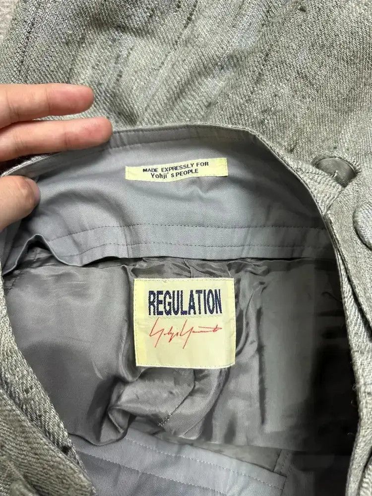 Yohji Yamamoto Sz 2 Yohji Yamamoto Regulation Linen Trousers-2505 Size US 32 / EU 48 - 6 Thumbnail