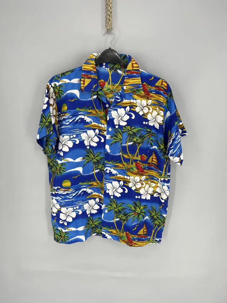 Vintage Vintage Art Streetwear Hawaiian Travis Scott style Size US XL / EU 56 / 4 - 1 Thumbnail
