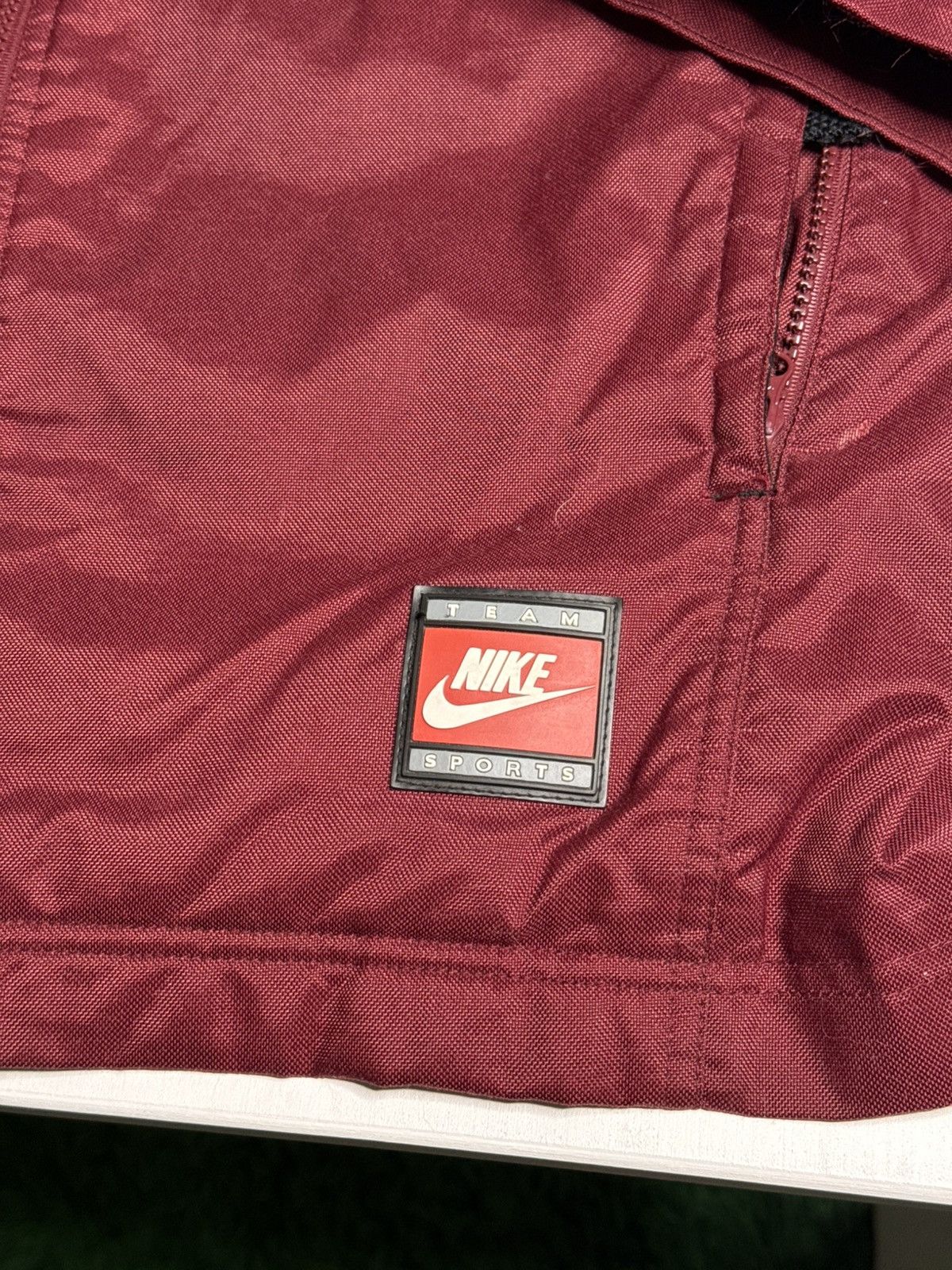 Nike VINTAGE Y2K Nike Heavy Stadium Jacket “Burgundy” [L] PREOWNE Size US L / EU 52-54 / 3 - 6 Thumbnail