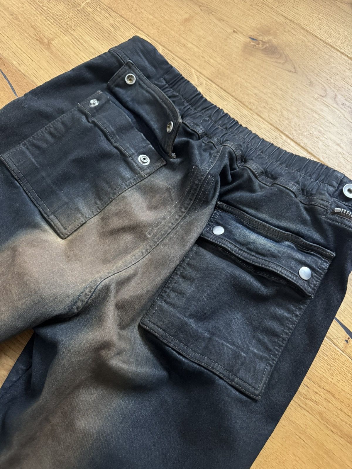 Rick Owens Drkshdw Aircut Denim „Mud“ Size US 32 / EU 48 - 6 Thumbnail