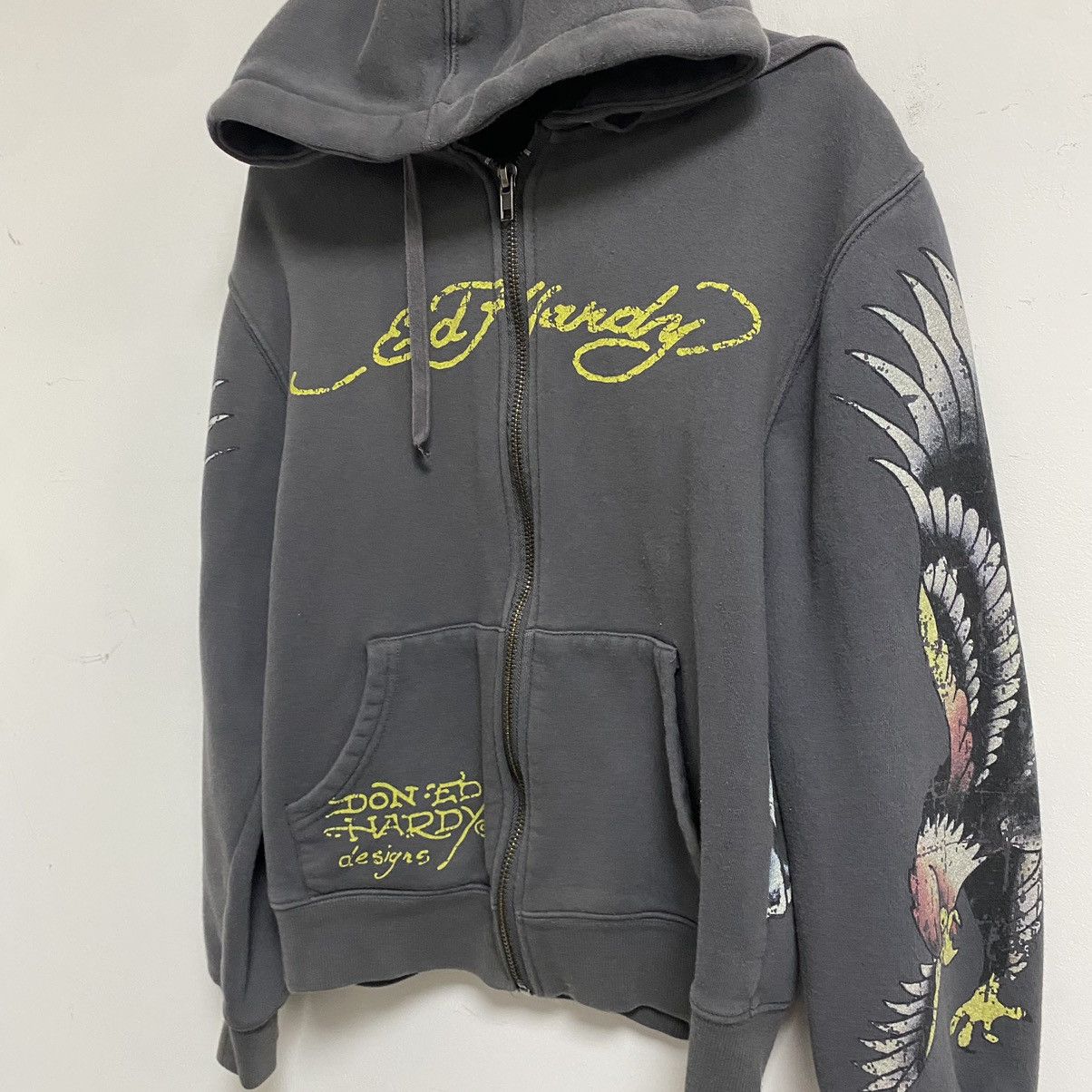 Ed Hardy Vintage Ed Hardy Hoodie urban outfitters Size US S / EU 44-46 / 1 - 5 Thumbnail