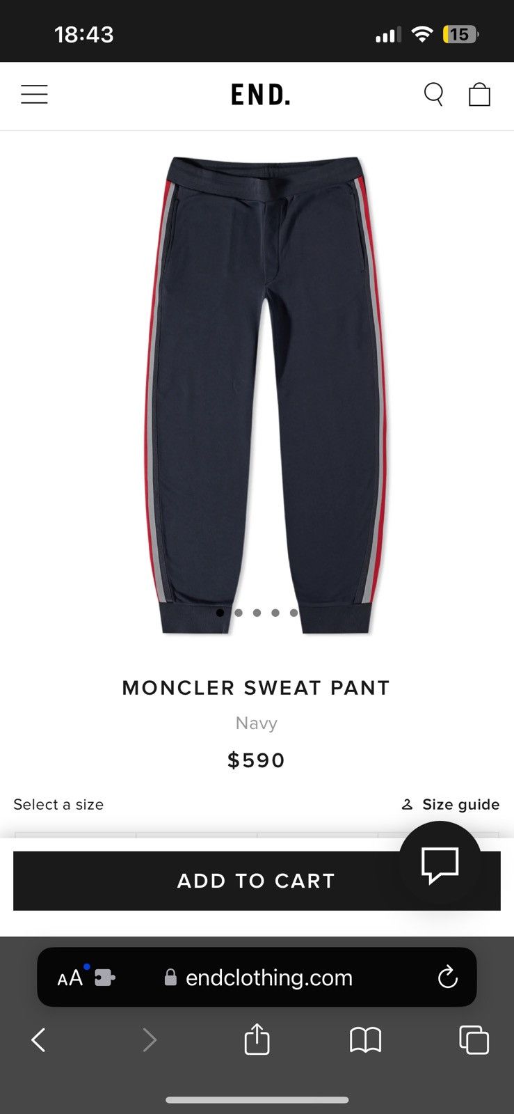 MONCLER SWEAT PANT