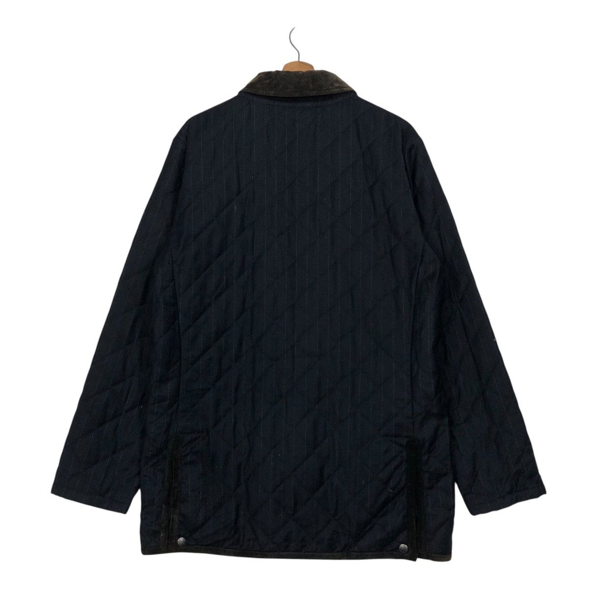 Mackintosh Men’s Quilted Coat with Button Front and Corduroy Collar Size US M / EU 48-50 / 2 - 9 Thumbnail
