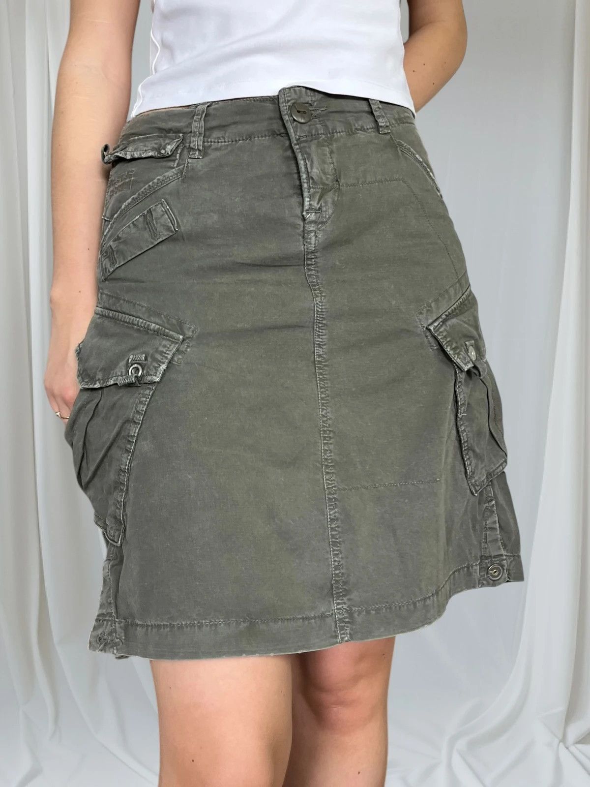 G-Star Vintage 00s G-Star RAW Knee-Length Skirt women girl y2k Size 28" / US 6 / IT 42 - 1 Thumbnail