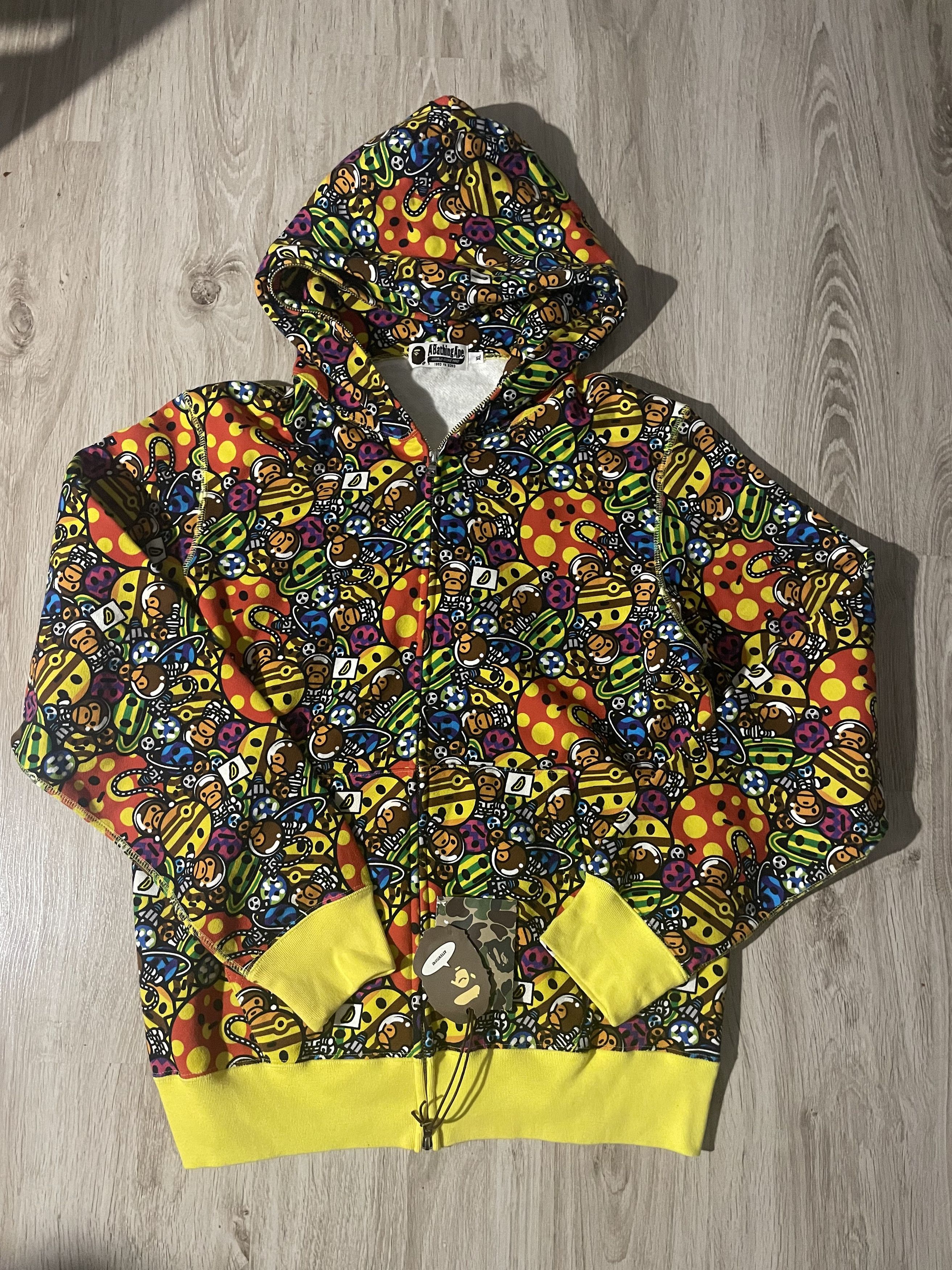 Bape Baby Milo Cosmos Full Zip Hoodie Size US XL / EU 56 / 4 - 1 Thumbnail
