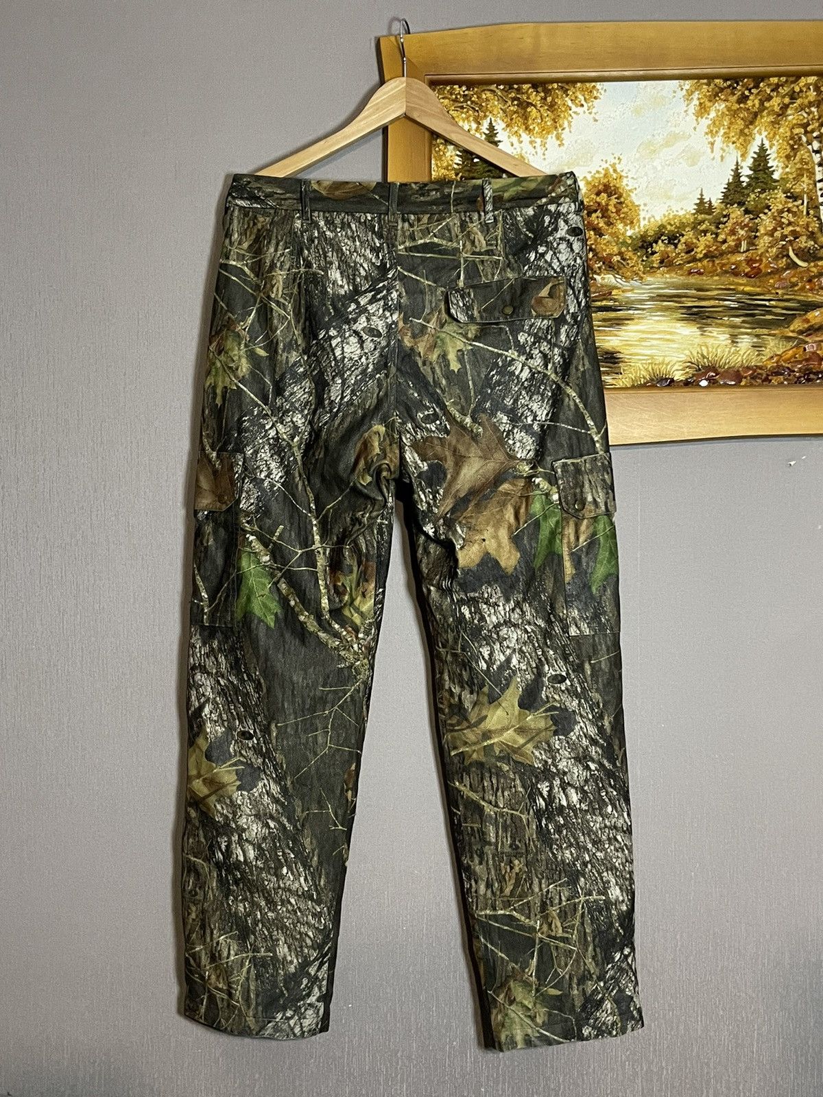 Mossy Oaks × Realtree × Vintage Mossy Oaks Cargo Camouflage Realtree Carhartt Pants Size US 33 - 1 Thumbnail