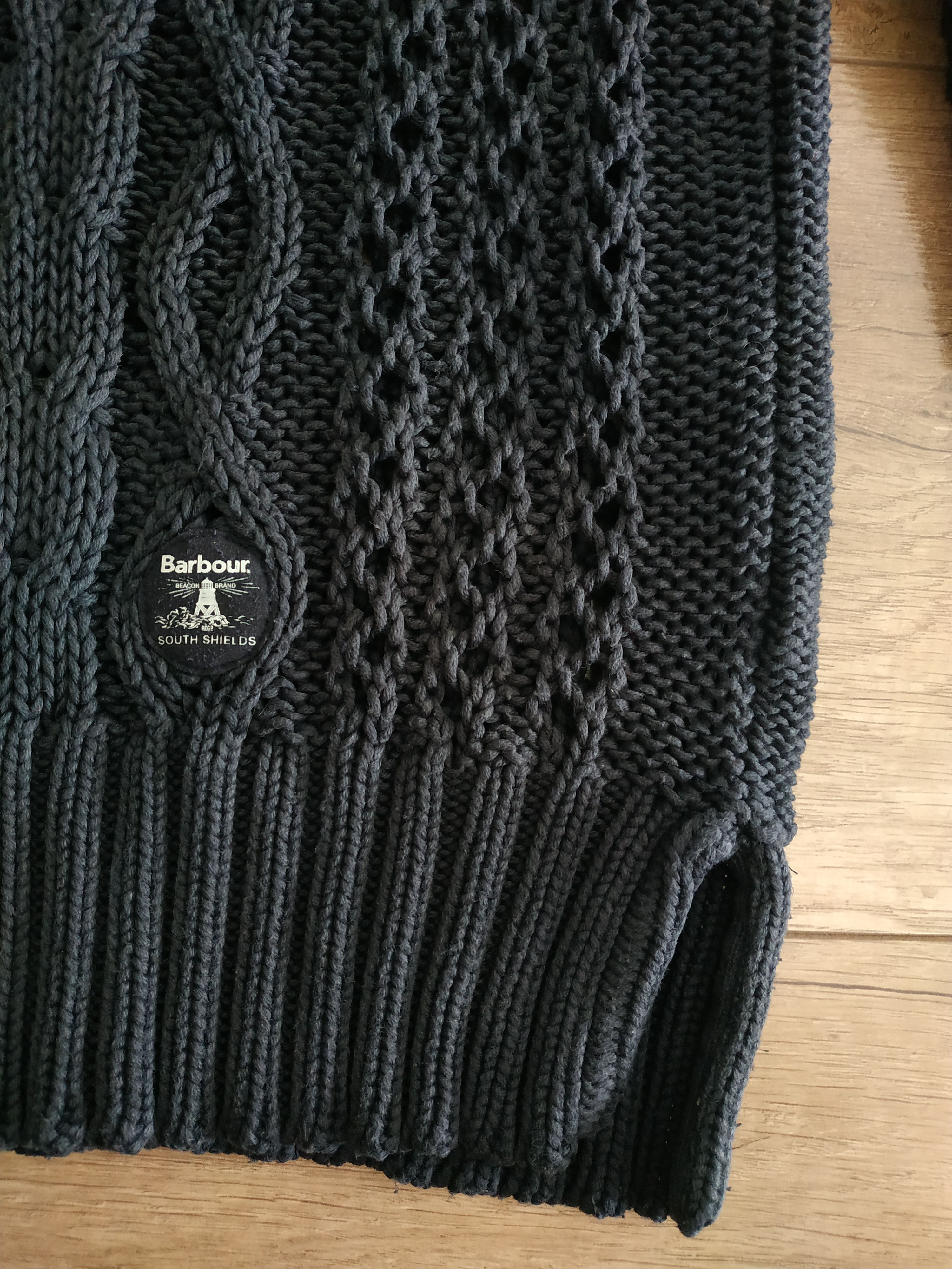 Barbour BARBOUR Women's Cable Knit Sweater/ Pullover, UK10 (SMALL) Size M / US 6-8 / IT 42-44 - 8 Thumbnail