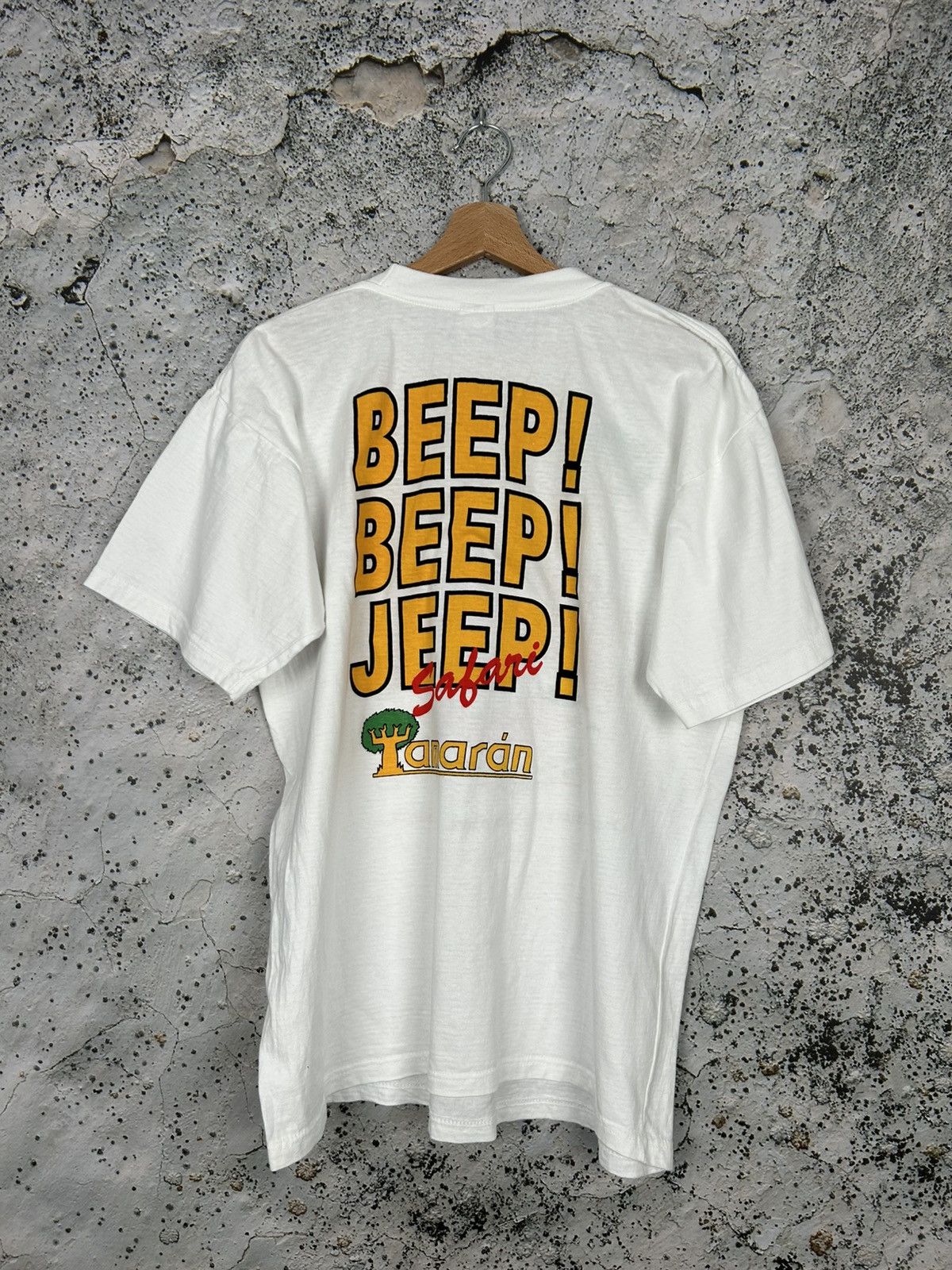 Vintage Vintage Jeep Safari Graphic Tee 90s Canary Island Hype Size US XL / EU 56 / 4 - 2 Thumbnail