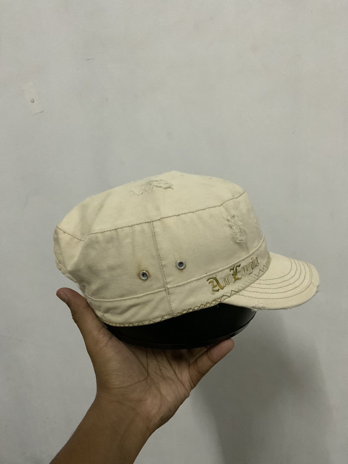 Japanese Brand Distressed Patrol Snapback Hat Size ONE SIZE - 4 Thumbnail