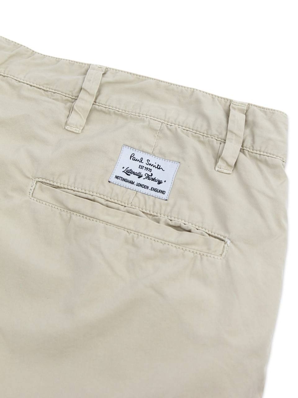 Paul Smith PAUL SMITH Beige chino shorts with logo Size US 34 / EU 50 - 4 Thumbnail