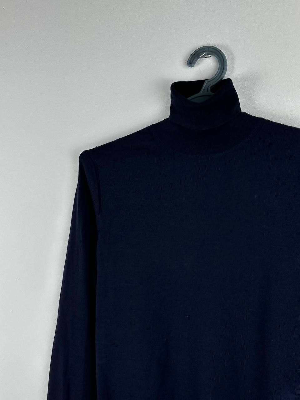 Paolo Pecora Paolo Pecora Navy Wool Turtleneck Sweater Size US S / EU 44-46 / 1 - 3 Thumbnail