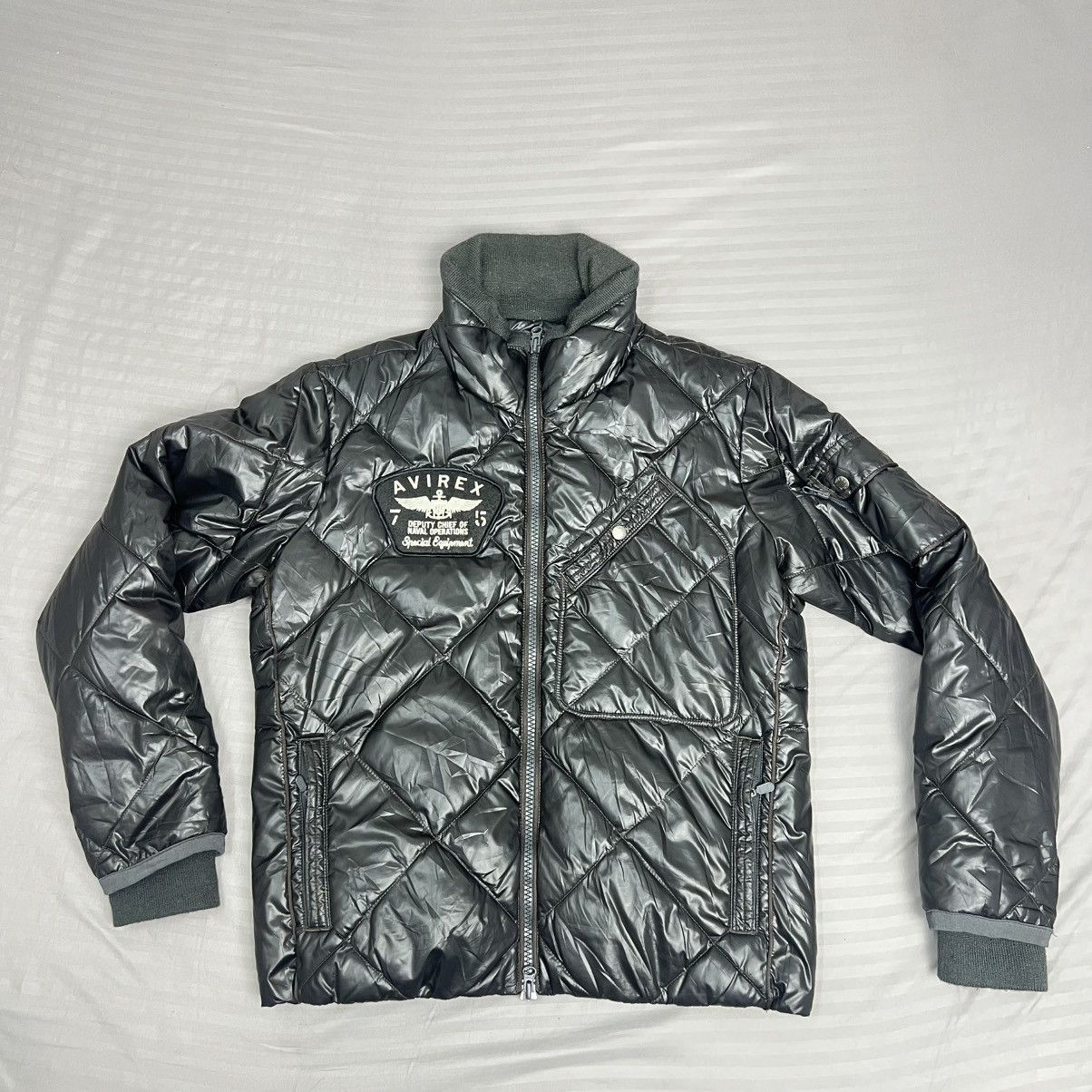 Avirex Avirex USN Bombers Jacket Size US XL / EU 56 / 4 - 3 Thumbnail