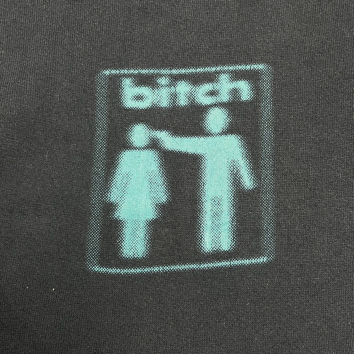 Hook-Ups Very Rare Vintage 90s Bitch Skateboards blurred logo hoodie Size US S / EU 44-46 / 1 - 3 Thumbnail