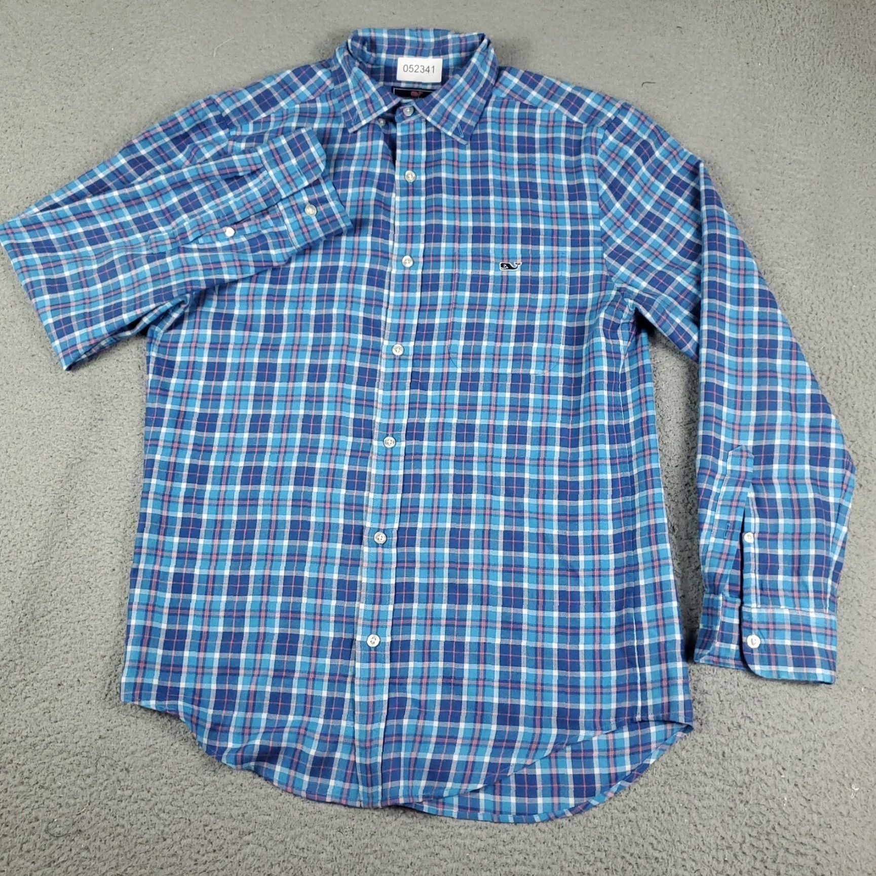 Vineyard Vines Vineyard Vines Shirt Men Small Blue Plaid Long Sleeve Button-Up Cotton Mens Size US S / EU 44-46 / 1 - 3 Thumbnail