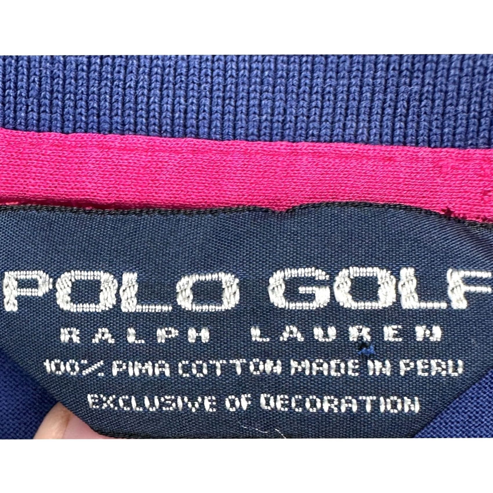 Polo Ralph Lauren Polo Ralph Lauren Mens Golf Shirt Large Blue Short Sleeve Rugby 100% Pima Cotton Size US L / EU 52-54 / 3 - 4 Thumbnail