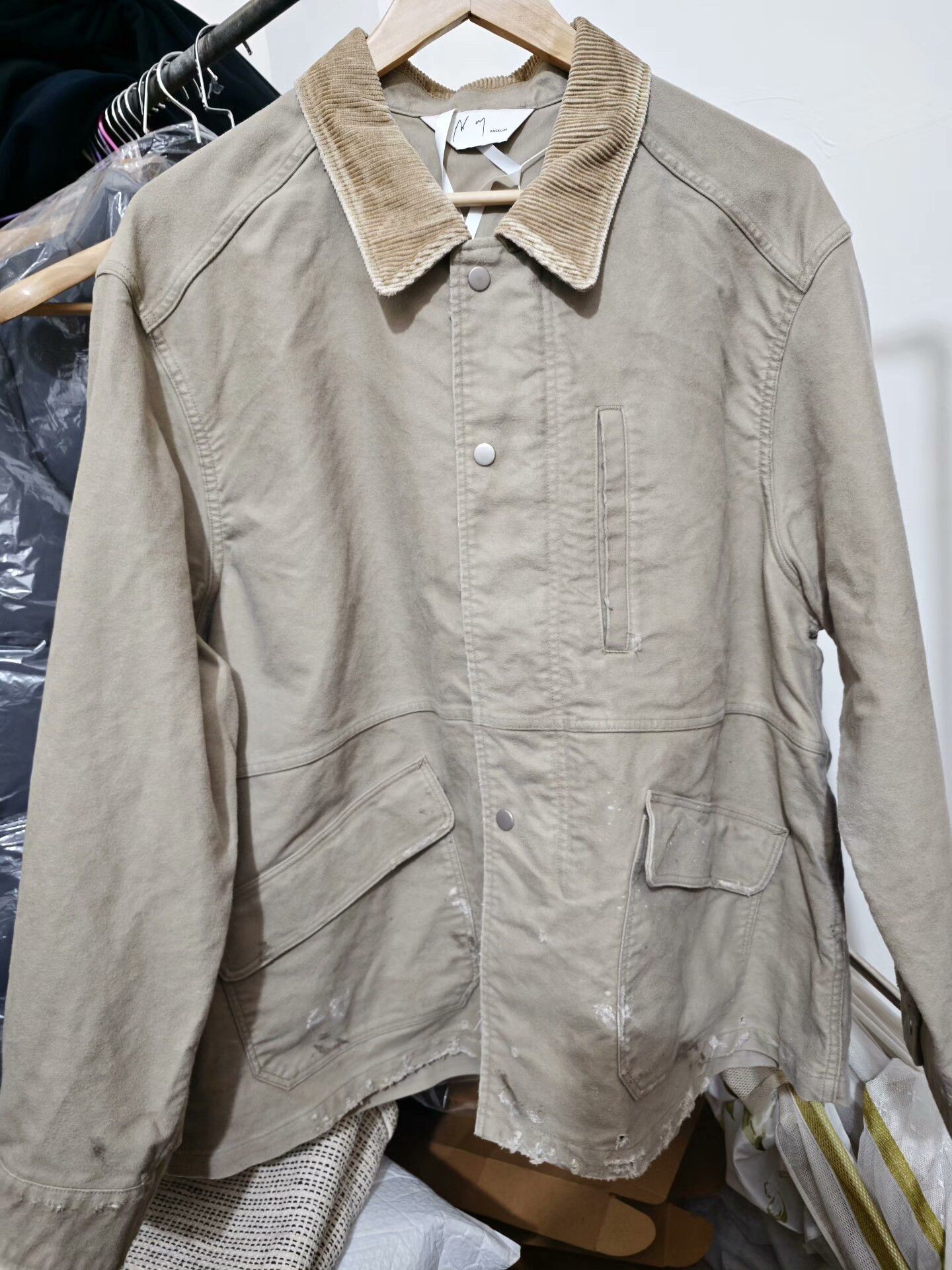 ANACHRONORM ANCELLM Moleskin Work Jacket Size US M / EU 48-50 / 2 - 1 Thumbnail