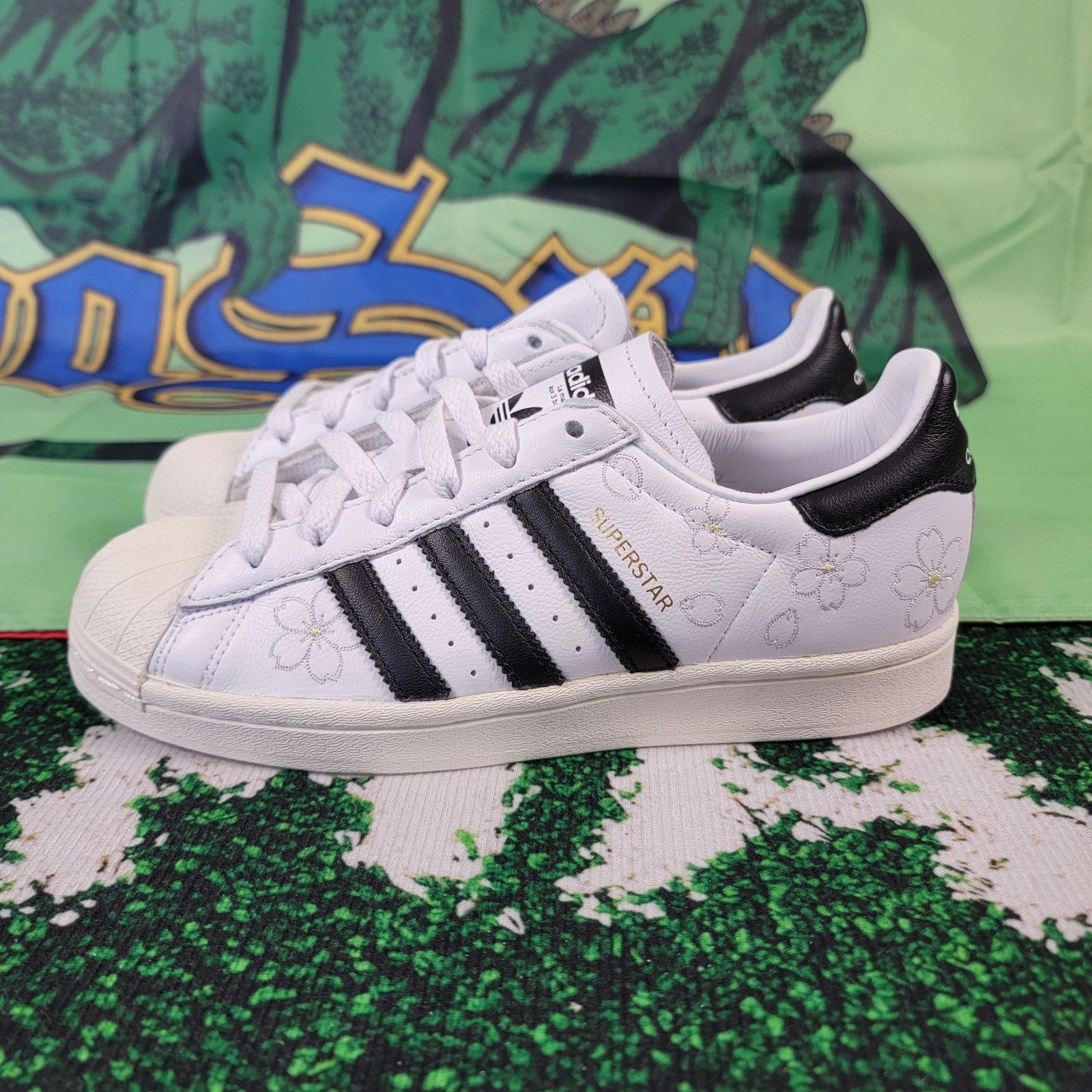 Adidas Adidas Superstar HNM White/Black Mens Sz 5 IG9648 | Grailed