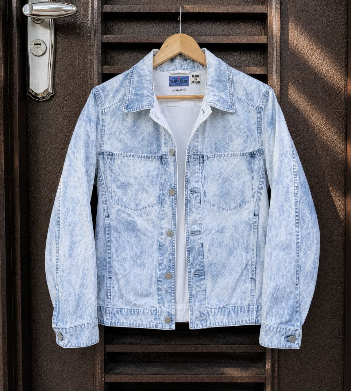 Blue Blue Japan Vintage Blue Blue Japan Acid Wash Denim Jacket Made In Japan Size US M / EU 48-50 / 2 - 2 Thumbnail