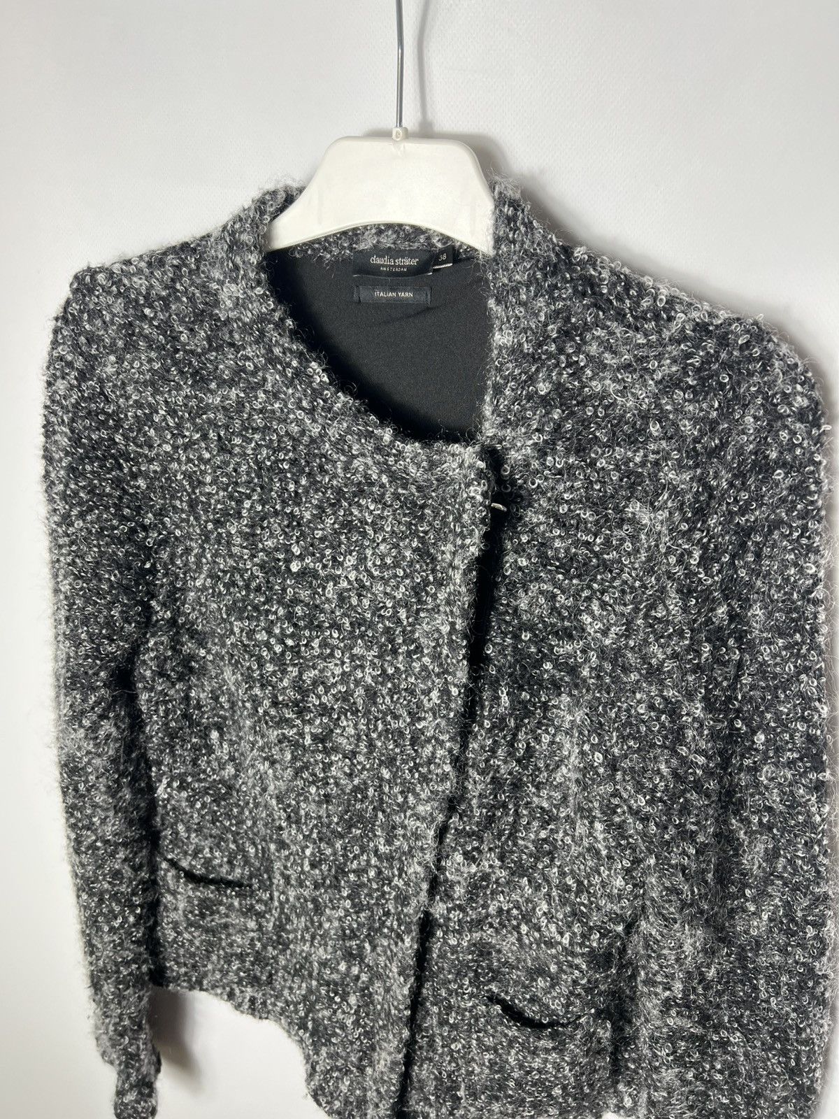 Vintage Vintage luxury designer Claudia Strater merino wool blazer Size M / US 6-8 / IT 42-44 - 2 Thumbnail