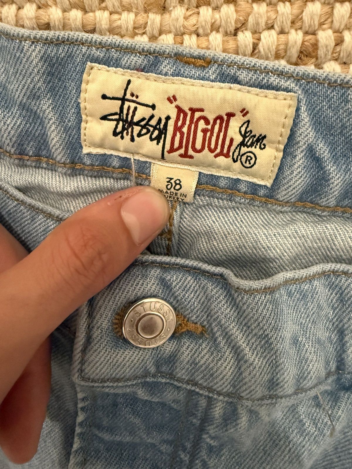 Stussy Stussy light wash big ol jeans Size US 38 / EU 54 - 2 Thumbnail