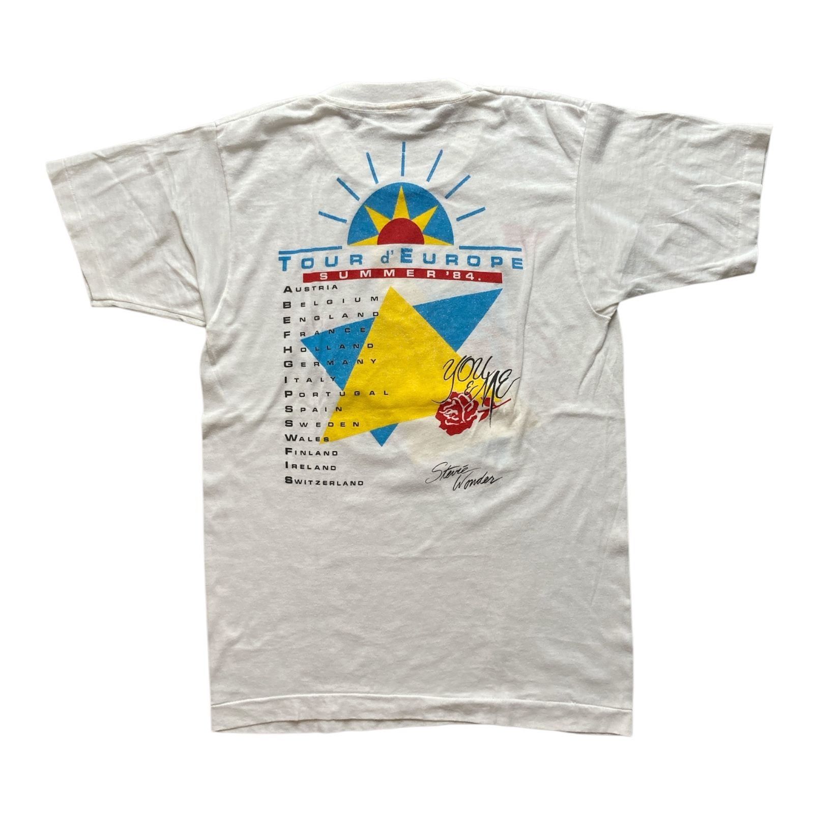 Other Stevie Wonder Tour Europe Summer 84 Vintage Single Stitch T- Size US M / EU 48-50 / 2 - 2 Thumbnail
