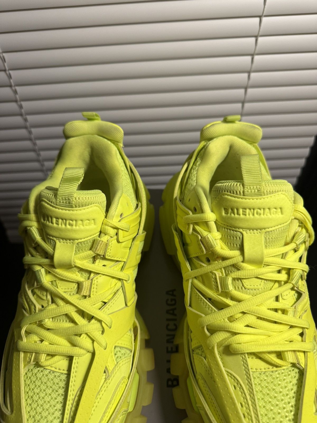 Balenciaga Balenciaga Track Neon Yellow Low Top Sneaker 7 US / 40 EU Size US 7 / EU 40 - 3 Thumbnail