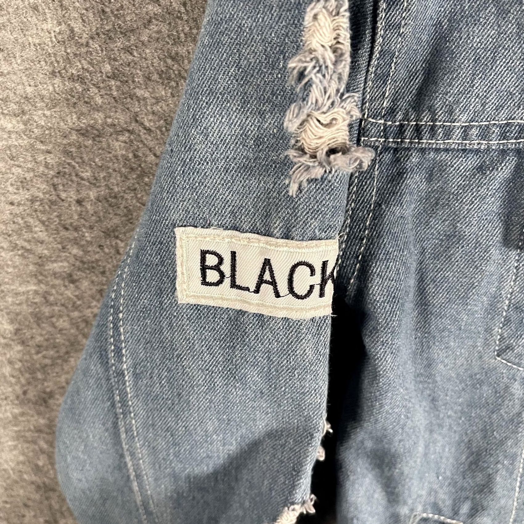 Denime Where Is My Mind Jacket Mens S Blue Denim Distressed NYC Bomber Grunge Shirt/Hoodie? Size US S / EU 44-46 / 1 - 5 Thumbnail