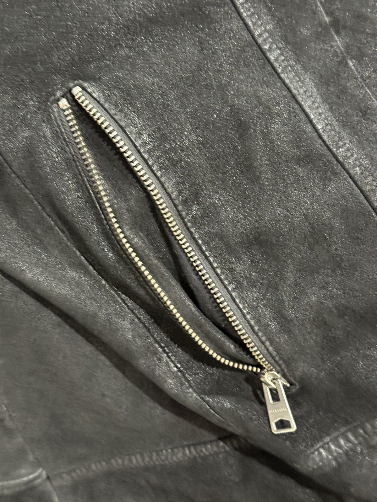 Allsaints Allsaints leather and suede moto jacket XXL Size US XXL / EU 58 / 5 - 4 Thumbnail