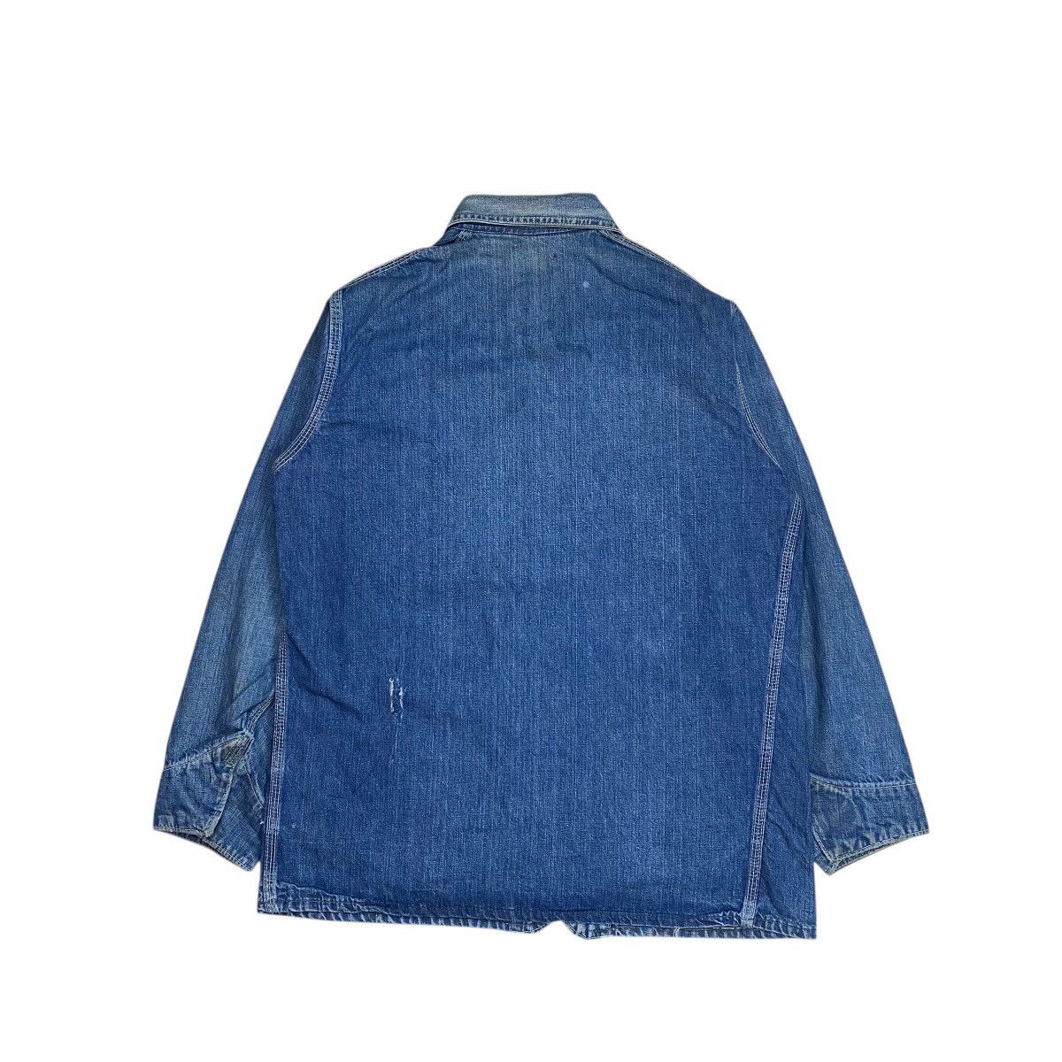 Oshkosh Vintage 70s Oshkosh B’Gosh Coverall Denim Chore Jacket Size US L / EU 52-54 / 3 - 4 Thumbnail