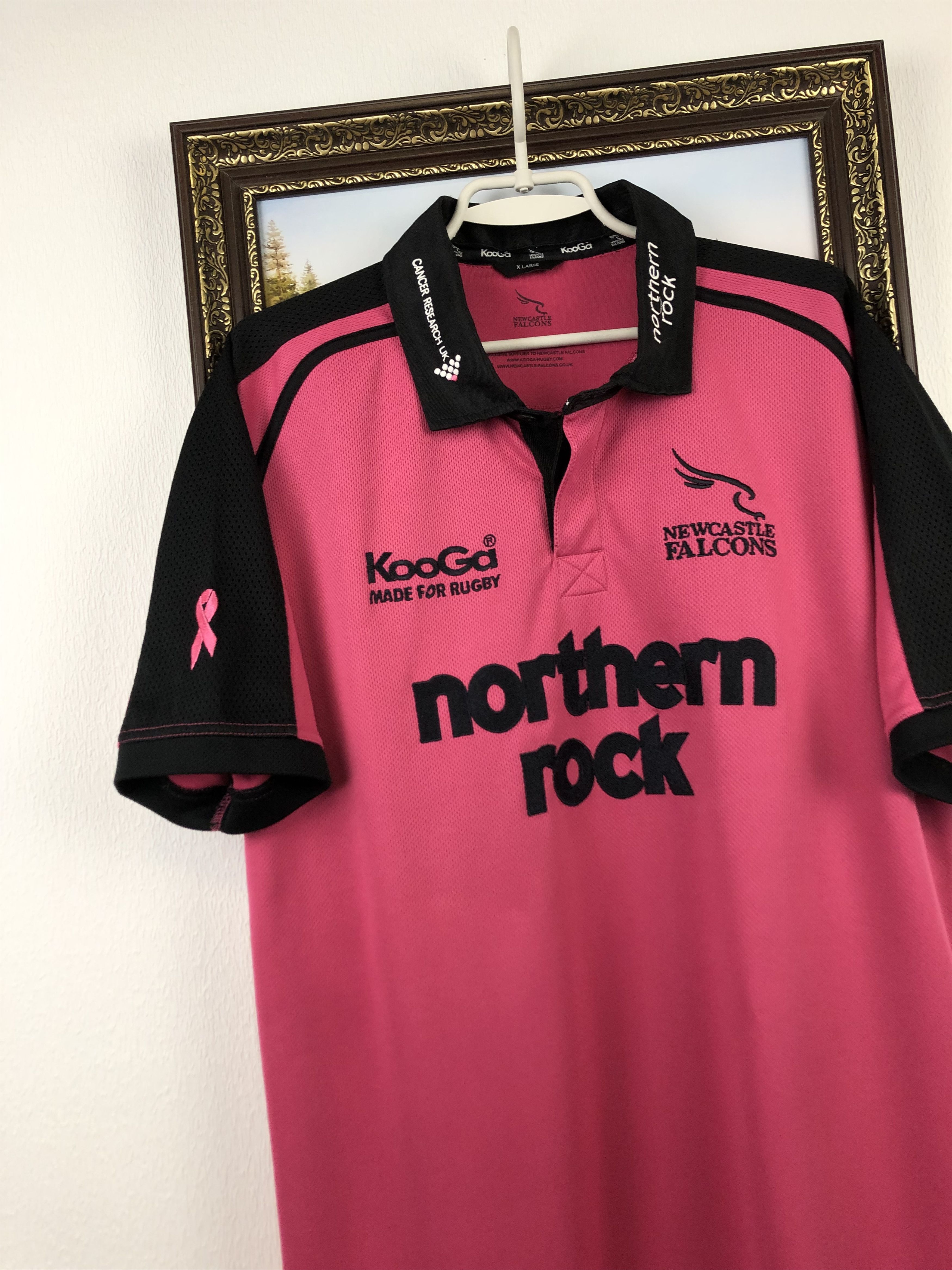 Vintage Newcastle Falcons Rugby Union Jersey Shirt Rare