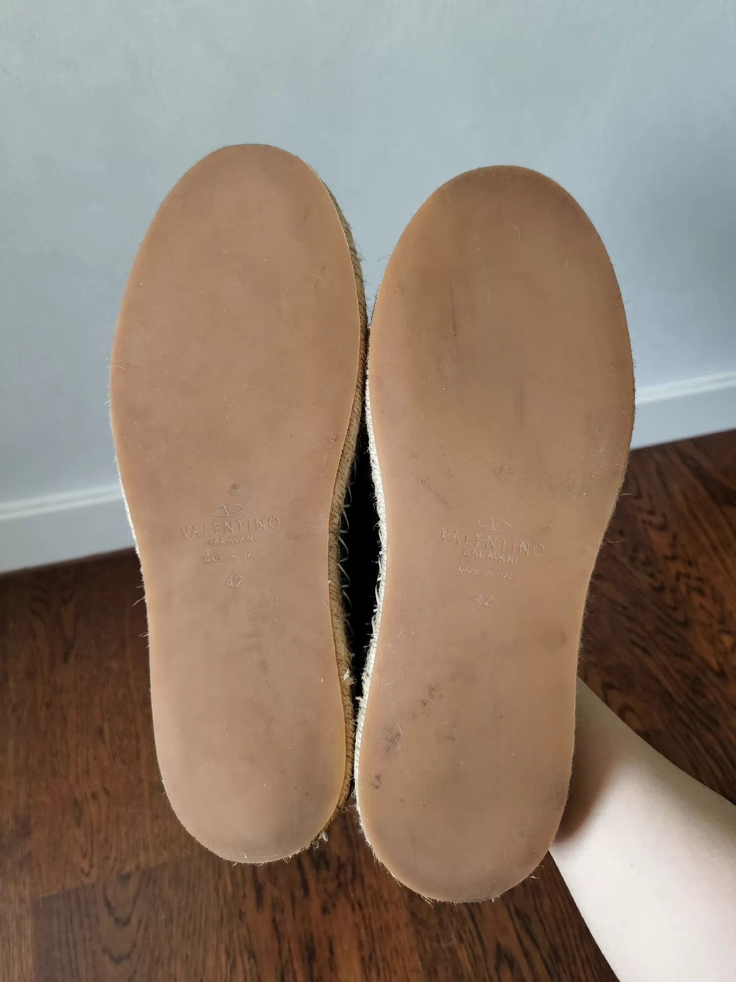 Valentino Valentino Straw Fisherman Shoe Rubber Sole Size 42 Size US 9 / EU 42 - 5 Thumbnail