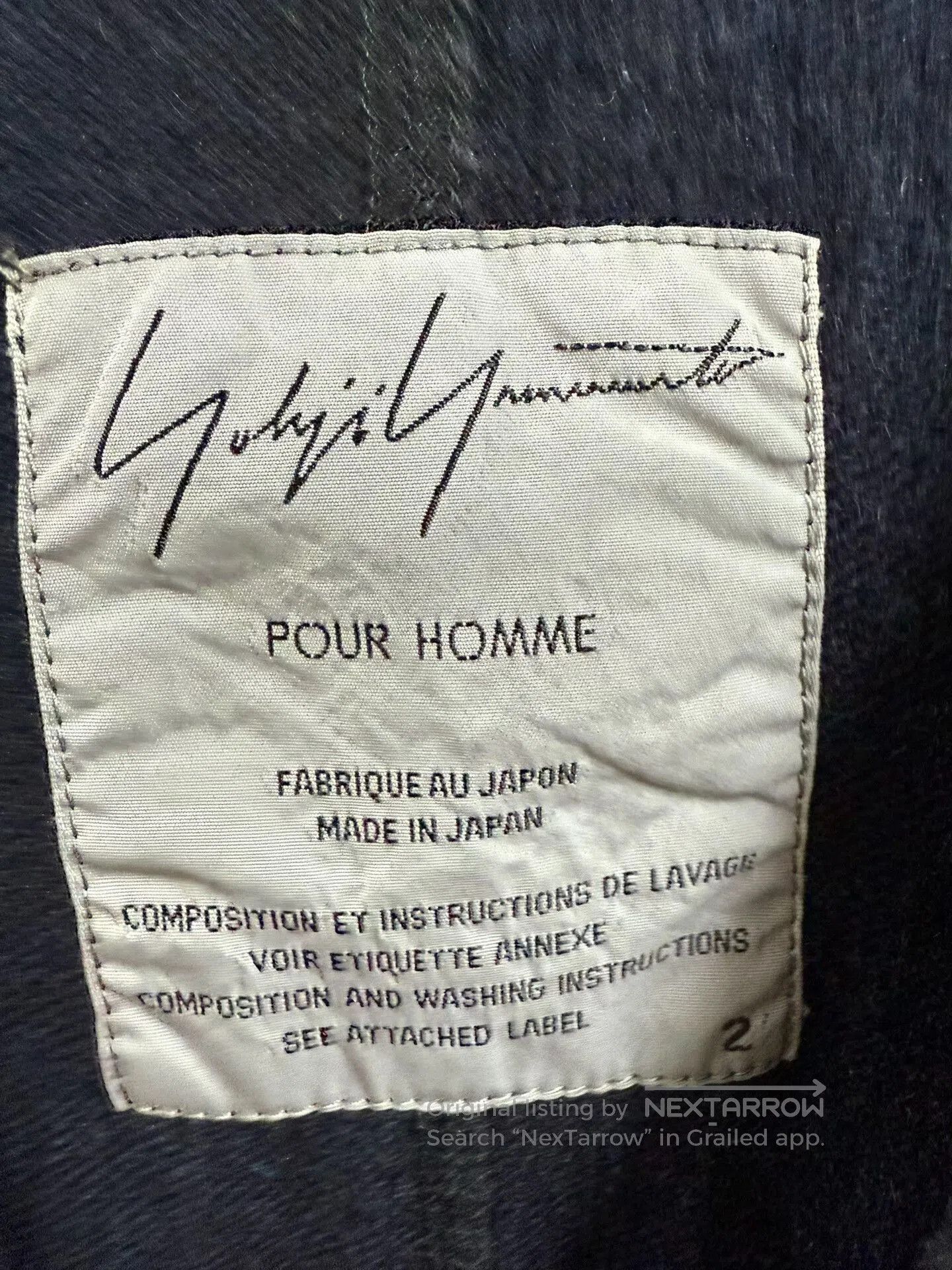Yohji Yamamoto yohji yamamoto pour homme dyed wool cardigan. Size US M / EU 48-50 / 2 - 4 Thumbnail