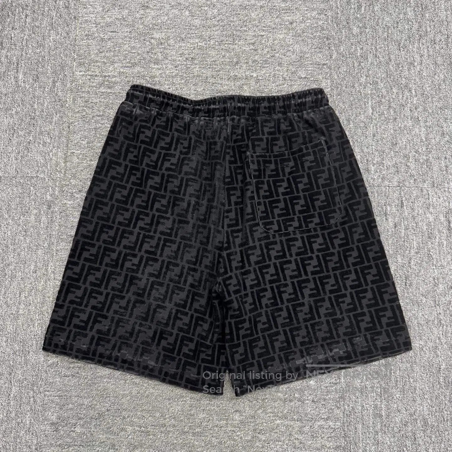 Fendi Fendi Double F Flocked Shorts. Size US 33 - 7 Thumbnail