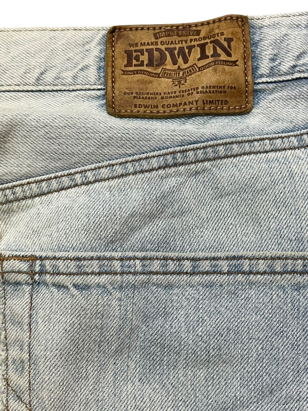Edwin Vintage Edwin International Baggy Faded Mudwash Denim Size US 34 / EU 50 - 9 Thumbnail