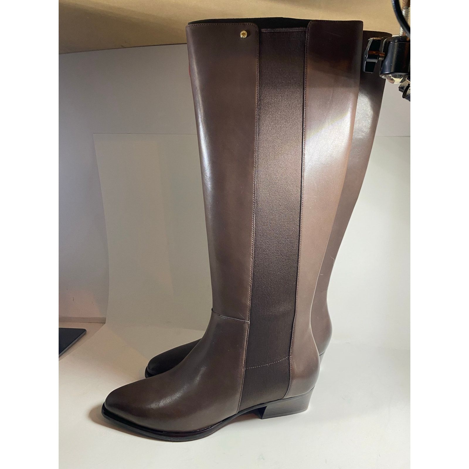Cole Haan Cole Haan Hallee Stretch Boot Java Leather NWT W9 Size US 9 / IT 39 - 1 Thumbnail