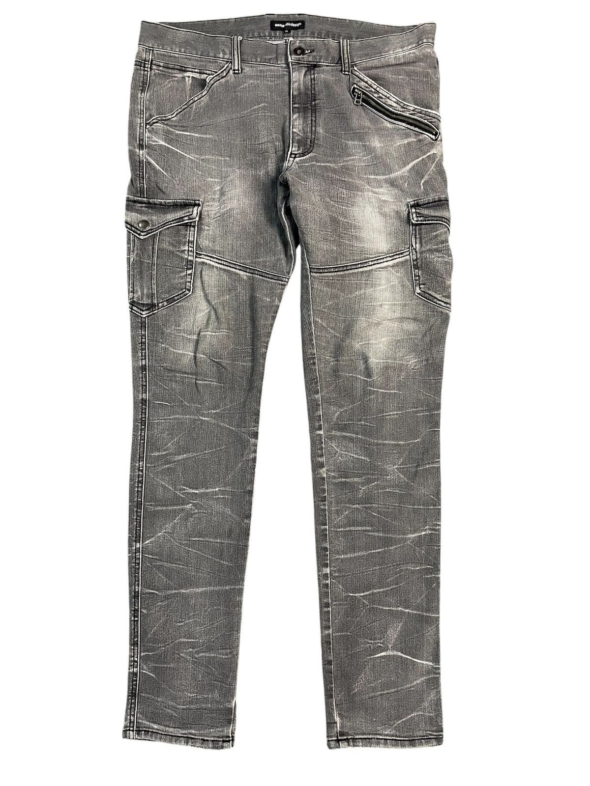 Japanese Brand Vintage Semantic Design Cargo Jeans Size US 34 / EU 50 - 1 Thumbnail