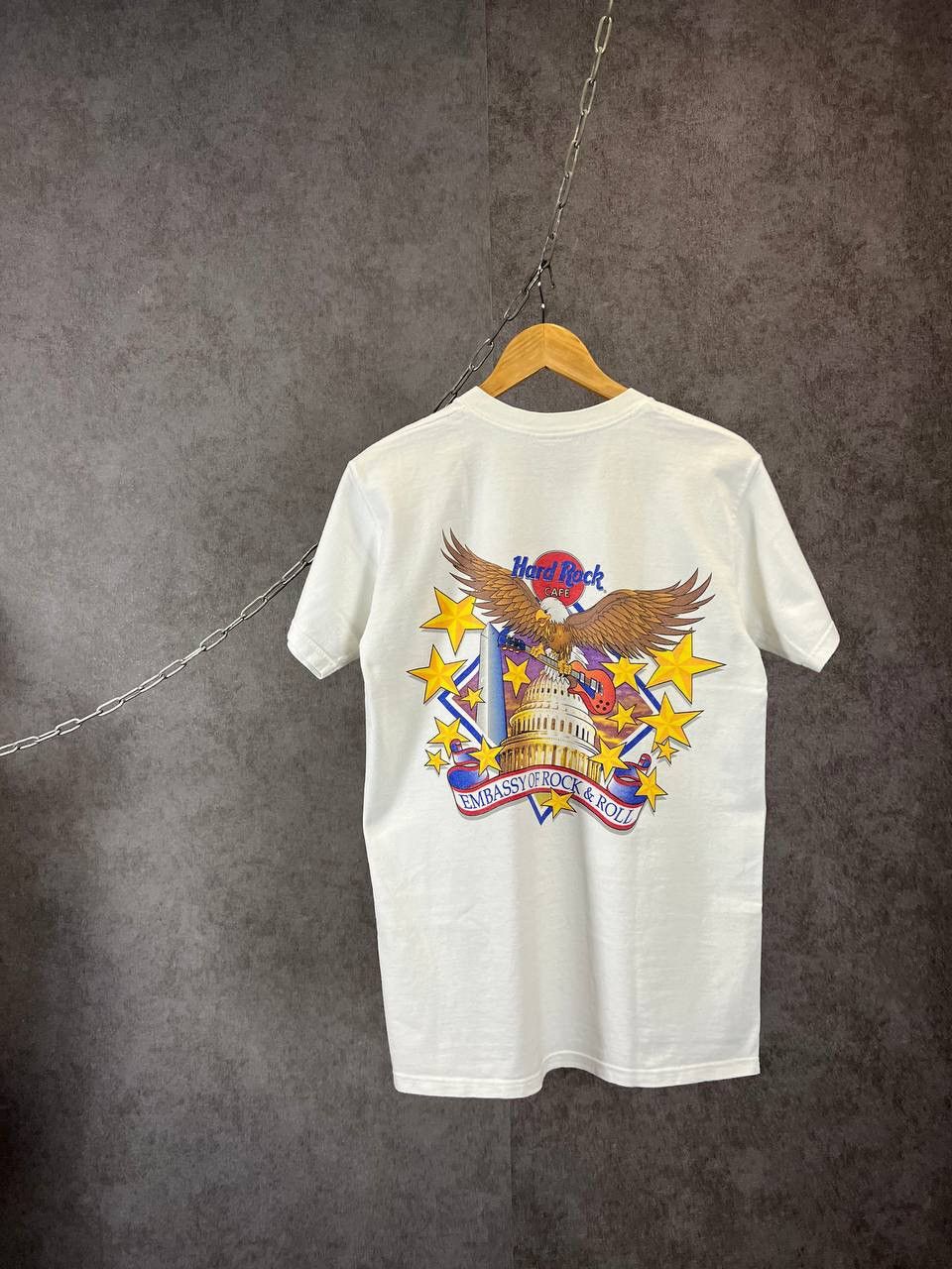 Hard Rock Cafe × Vintage Hard Rock Cafe Washington D.C vintage made in USA tee Size US S / EU 44-46 / 1 - 2 Thumbnail