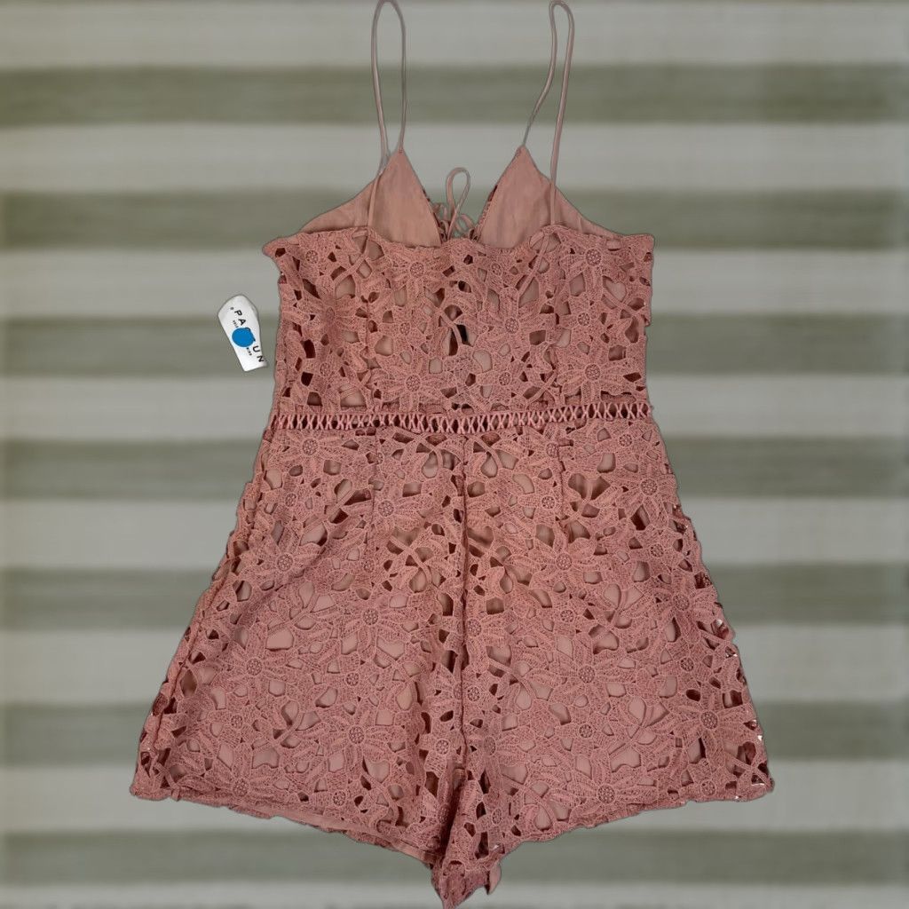 Vintage NWT Kendall & Kylie Women's Romper Lace Floral Mauve Sz M Size 32" / US 10 / IT 46 - 1 Thumbnail