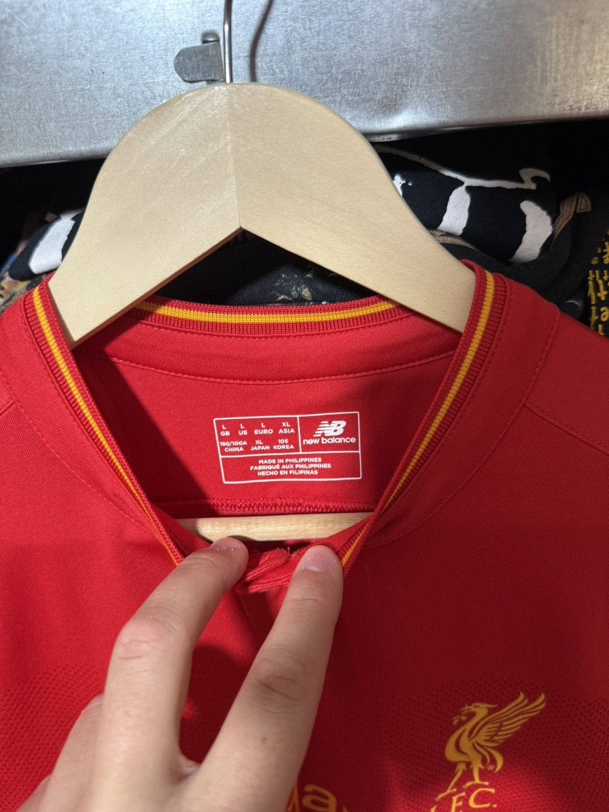 New Balance New Balance Liverpool 2016 2017 Home Football Soccer Jersey Size US L / EU 52-54 / 3 - 6 Thumbnail