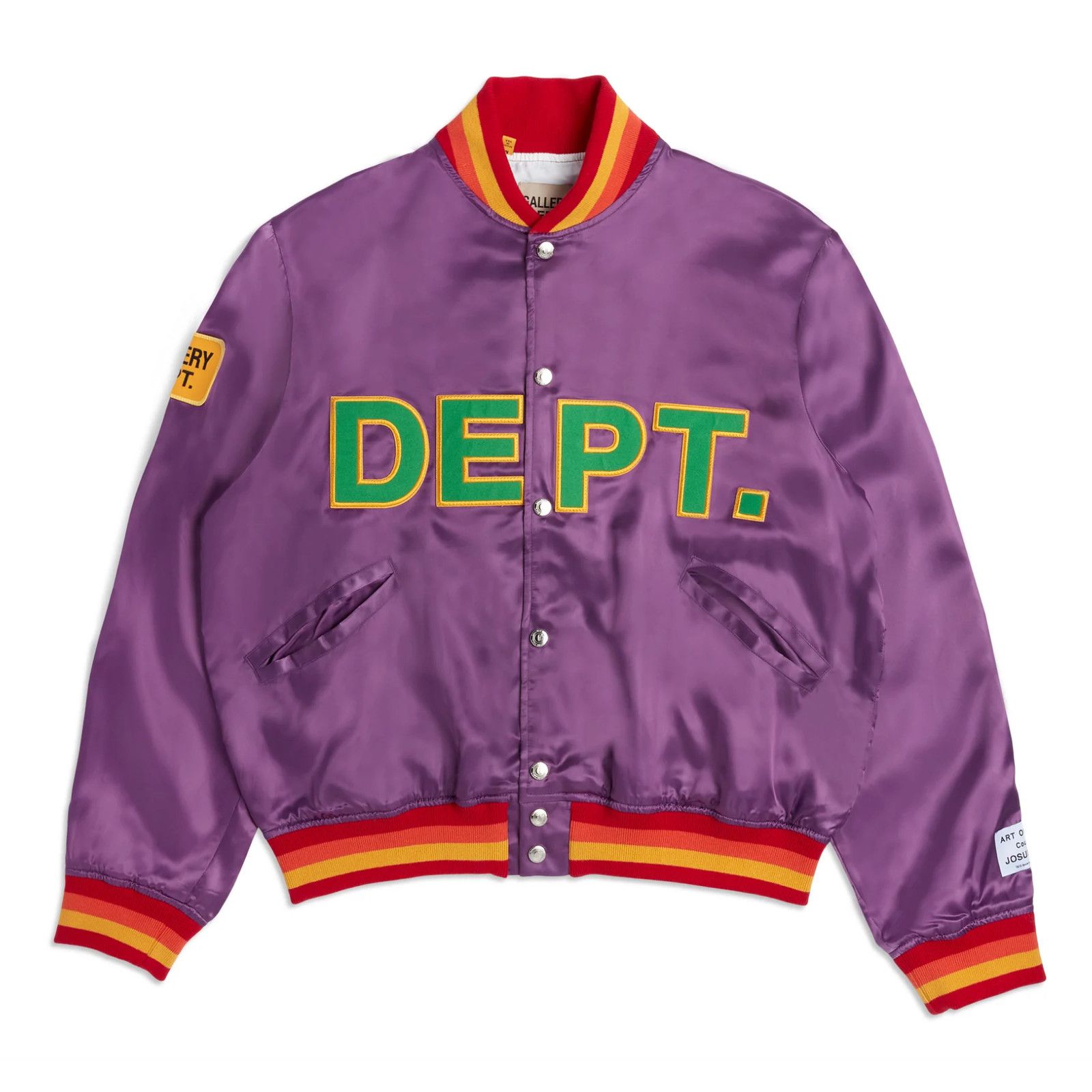 image of Gallery Dept Gallery Department Mvp Satin Jacket Purple, Men's (Size Small)