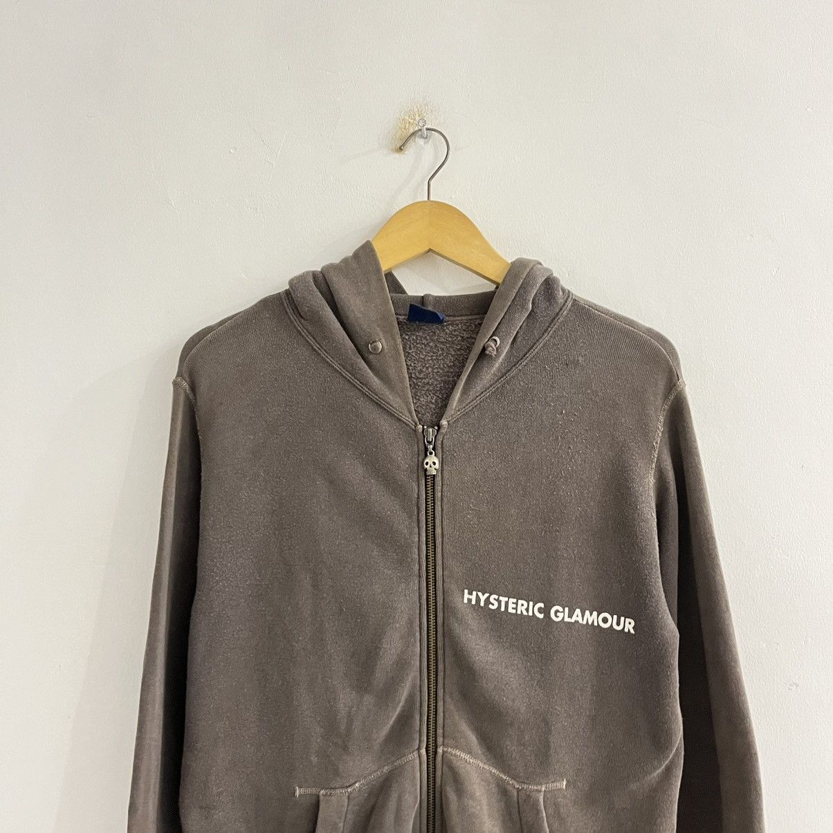 Vintage Rare Hysteric Glamour X Ramones Zip Hoodie Sunfaded