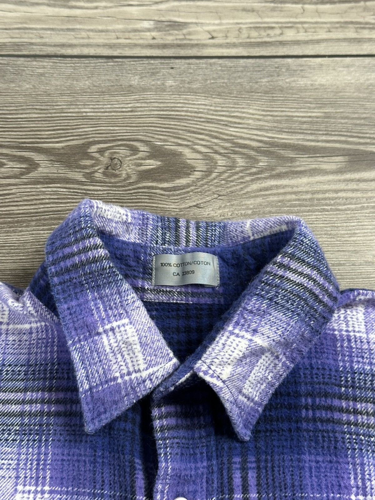 Other × Vintage Y2K Shadow Plaid Flannel Button Up Shirt Size US M / EU 48-50 / 2 - 3 Thumbnail