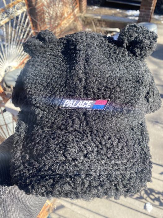 Palace Palace Teddy Ears Earflapper Black S/M | Grailed