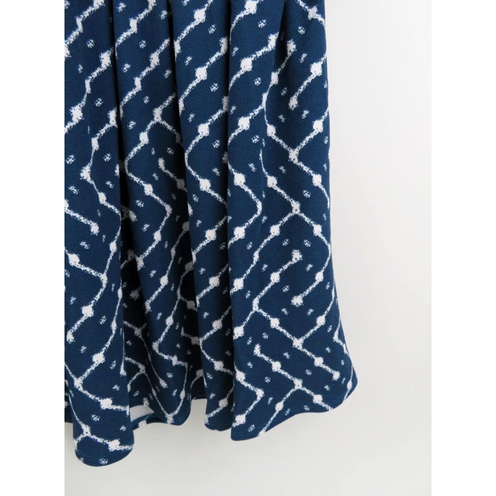 Vintage Lularoe Amelia XS Dress Fit & Flare Polka Dot Blue Unicorn Pattern Classic Size XS / US 0-2 / IT 36-38 - 3 Thumbnail